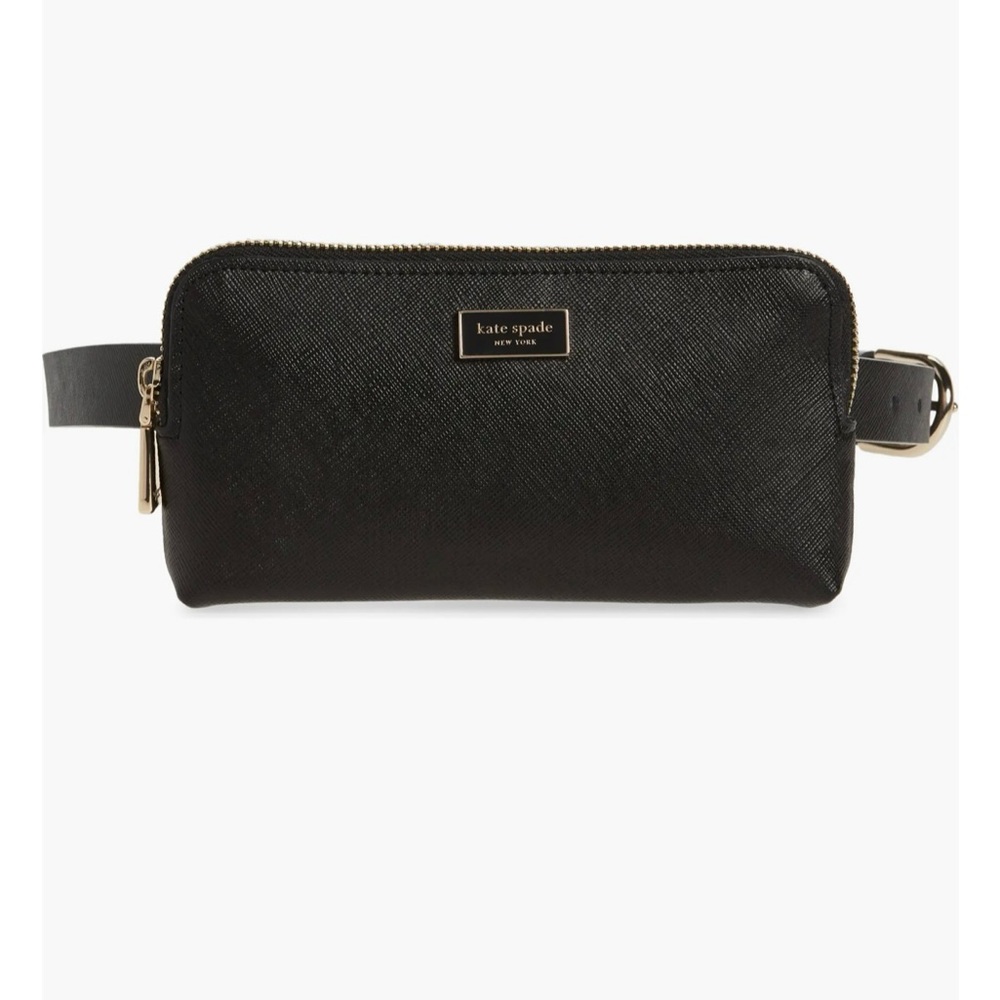 Kate Spade New York Black Logo Belt Fanny Bag
